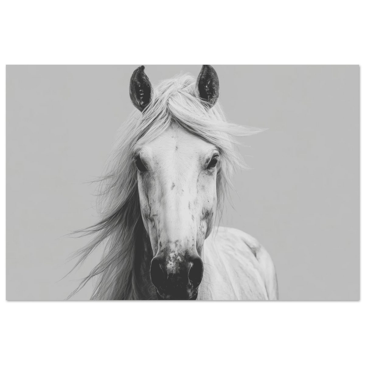 Horse Head Front View 1 - Shop Ai Art WebShop - Digital Art online Store