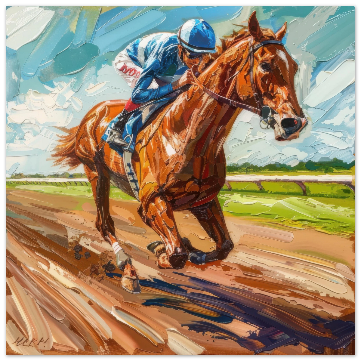 Horse Racing - Shop Ai Art WebShop - Digital Art online Store
