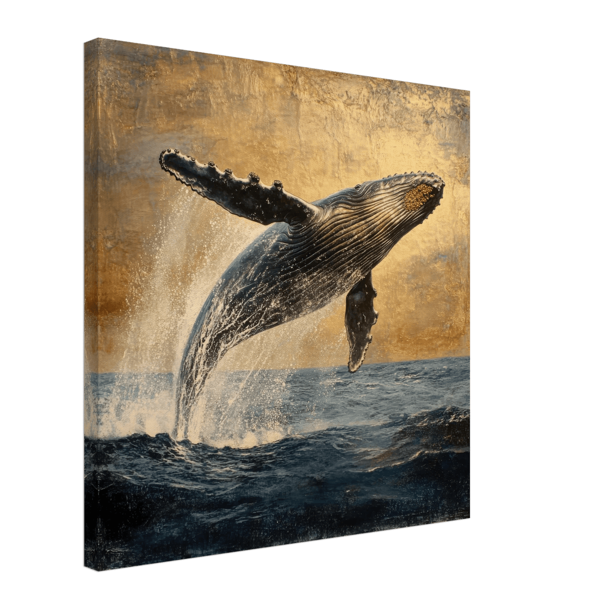 Humpback Whale Breaching the Ocean - Shop Ai Art WebShop - Digital Art online Store