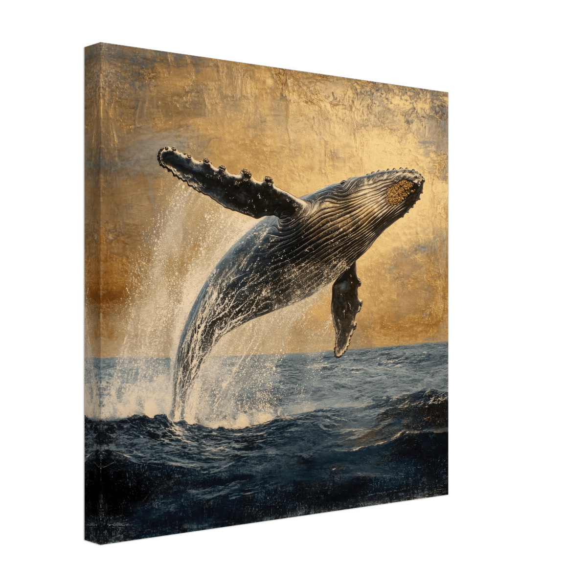 Humpback Whale Breaching the Ocean - Shop Ai Art WebShop - Digital Art online Store