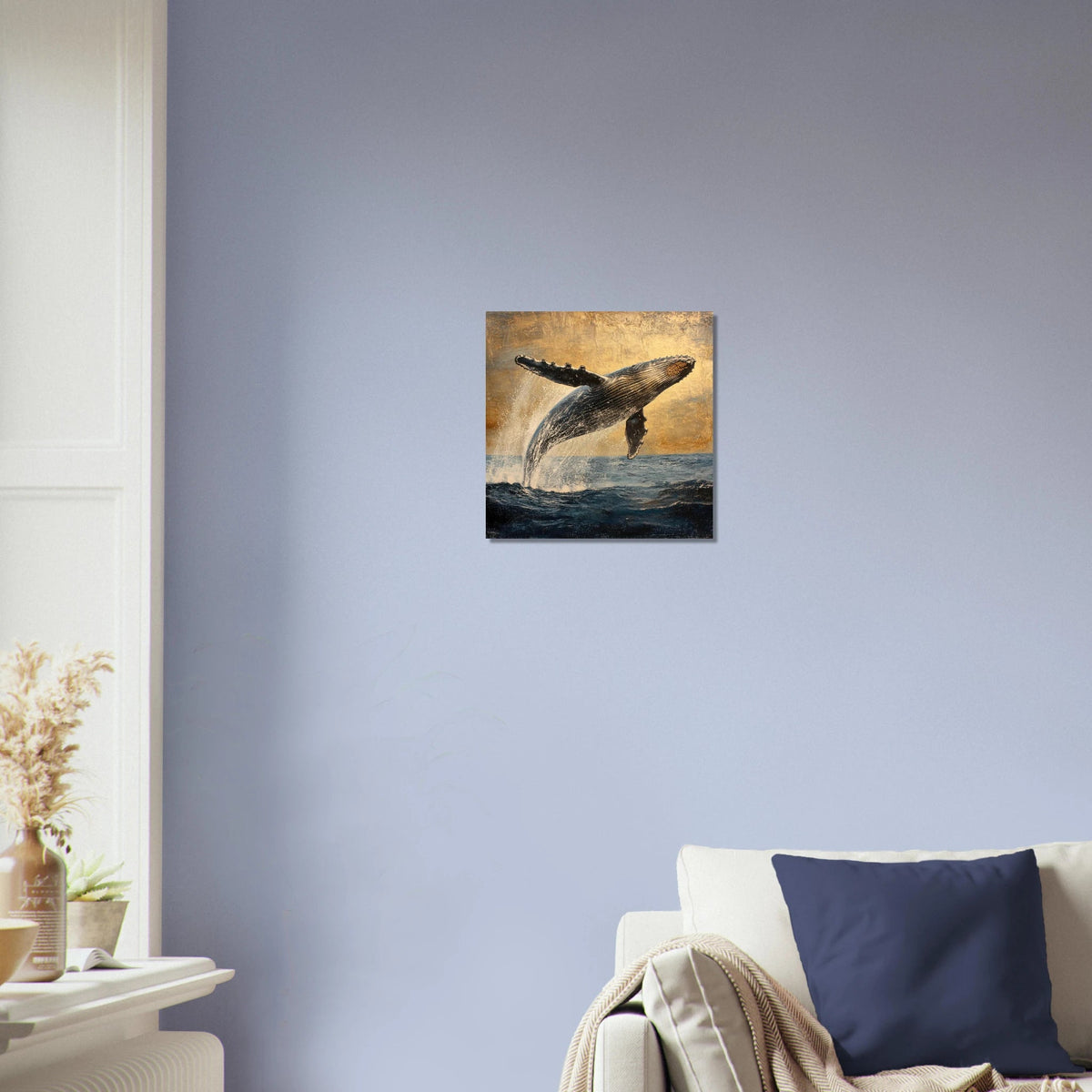Humpback Whale Breaching the Ocean - Shop Ai Art WebShop - Digital Art online Store
