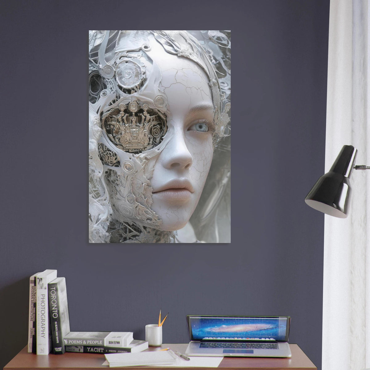 Hybrid Aristocrat in a Fractured Court A surrey 2 - Shop Ai Art WebShop - Digital Art online Store