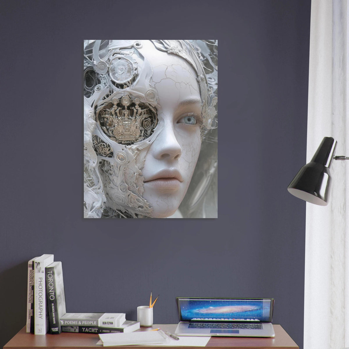 Hybrid Aristocrat in a Fractured Court A surrey 2 - Shop Ai Art WebShop - Digital Art online Store