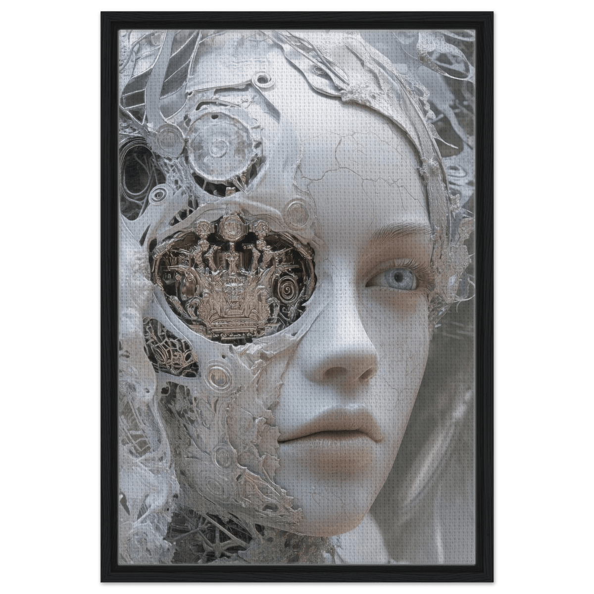 Hybrid Aristocrat in a Fractured Court A surrey 2 - Shop Ai Art WebShop - Digital Art online Store