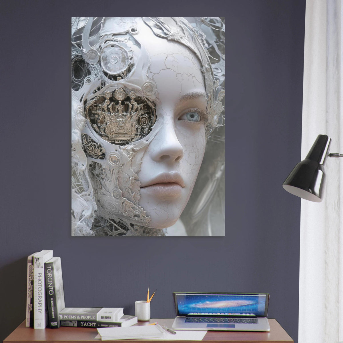 Hybrid Aristocrat in a Fractured Court A surrey 2 - Shop Ai Art WebShop - Digital Art online Store