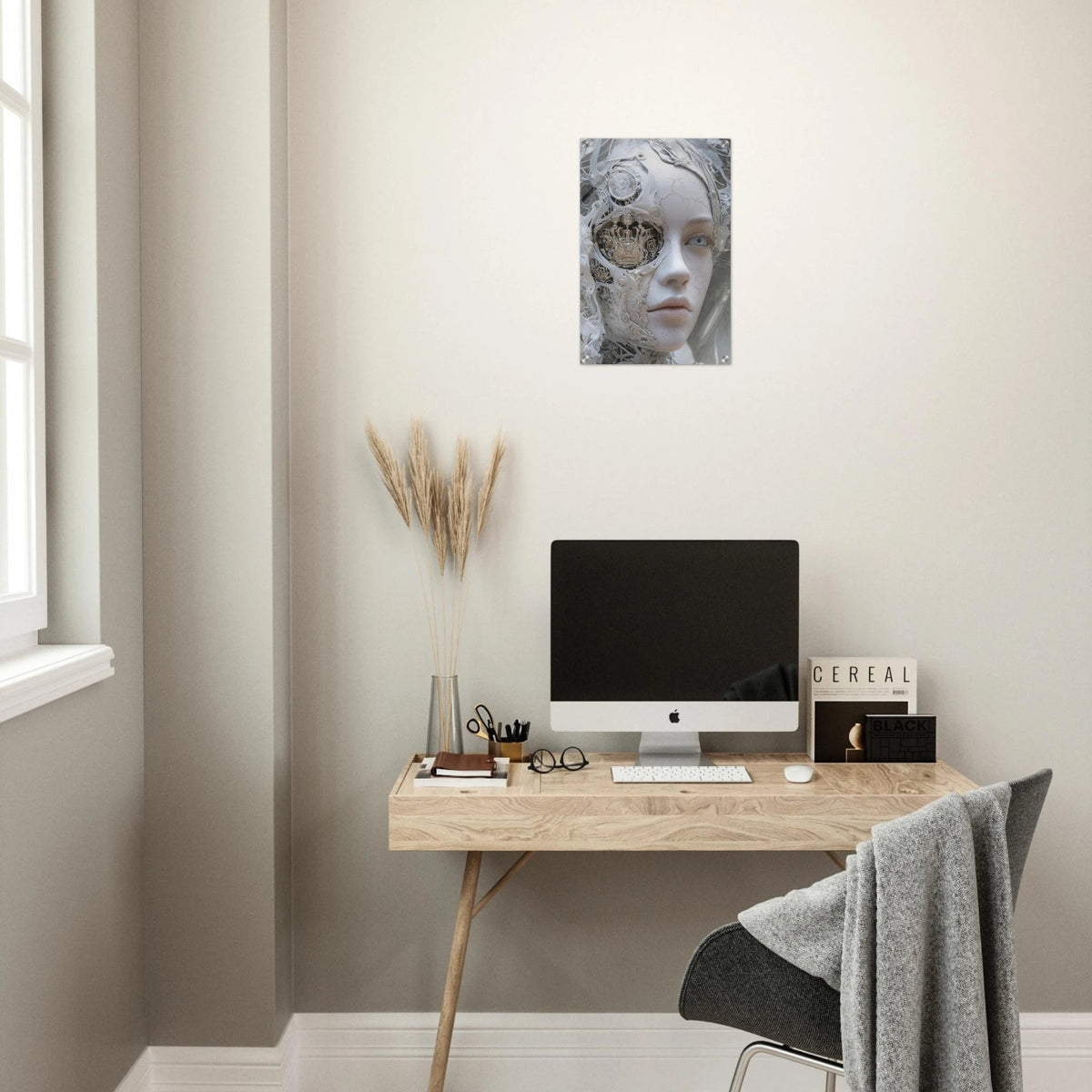 Hybrid Aristocrat in a Fractured Court A surrey 2 - Shop Ai Art WebShop - Digital Art online Store