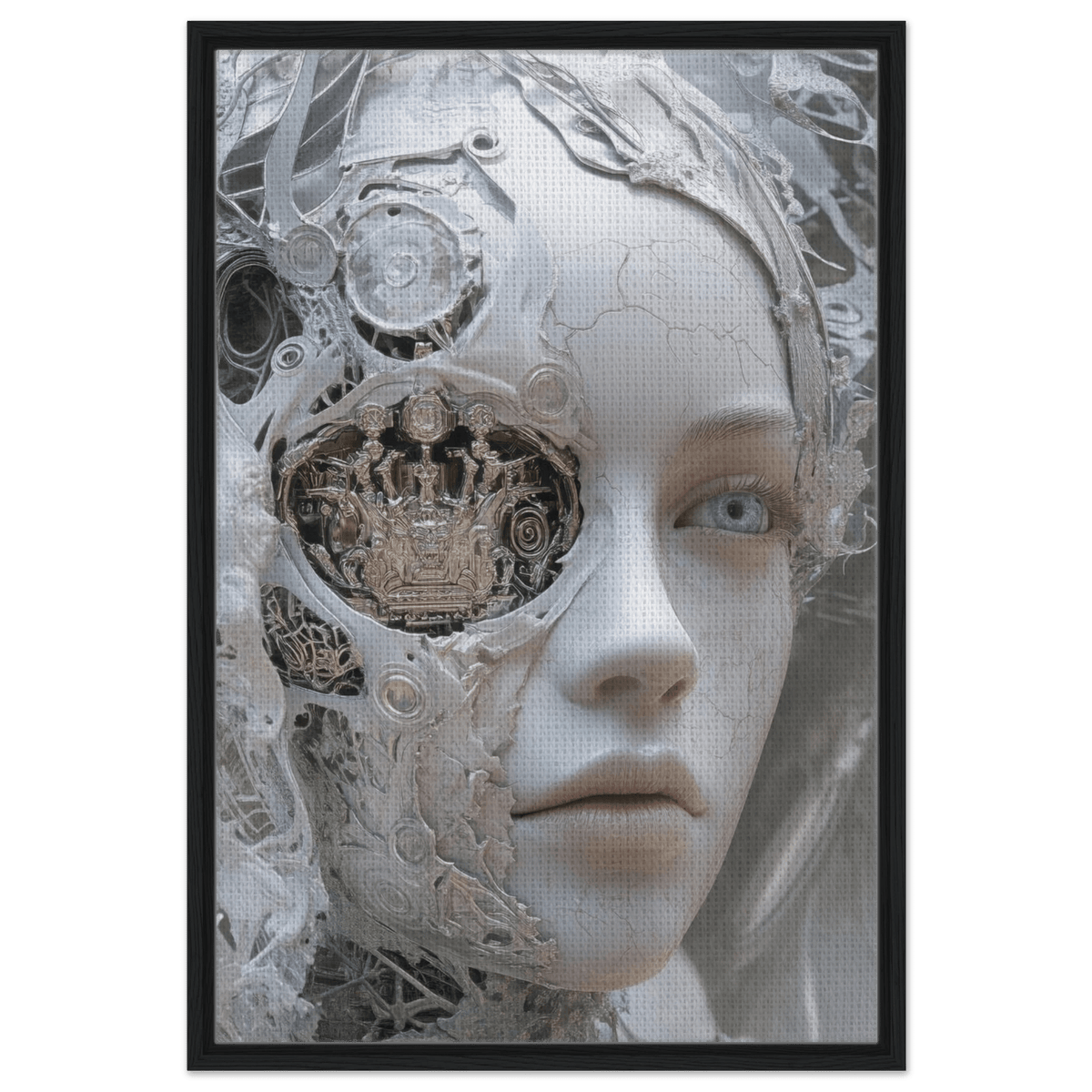 Hybrid Aristocrat in a Fractured Court A surrey 2 - Shop Ai Art WebShop - Digital Art online Store