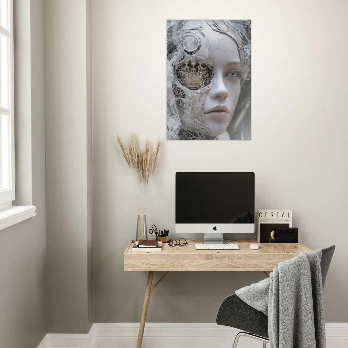 Hybrid Aristocrat in a Fractured Court A surrey 2 - Shop Ai Art WebShop - Digital Art online Store