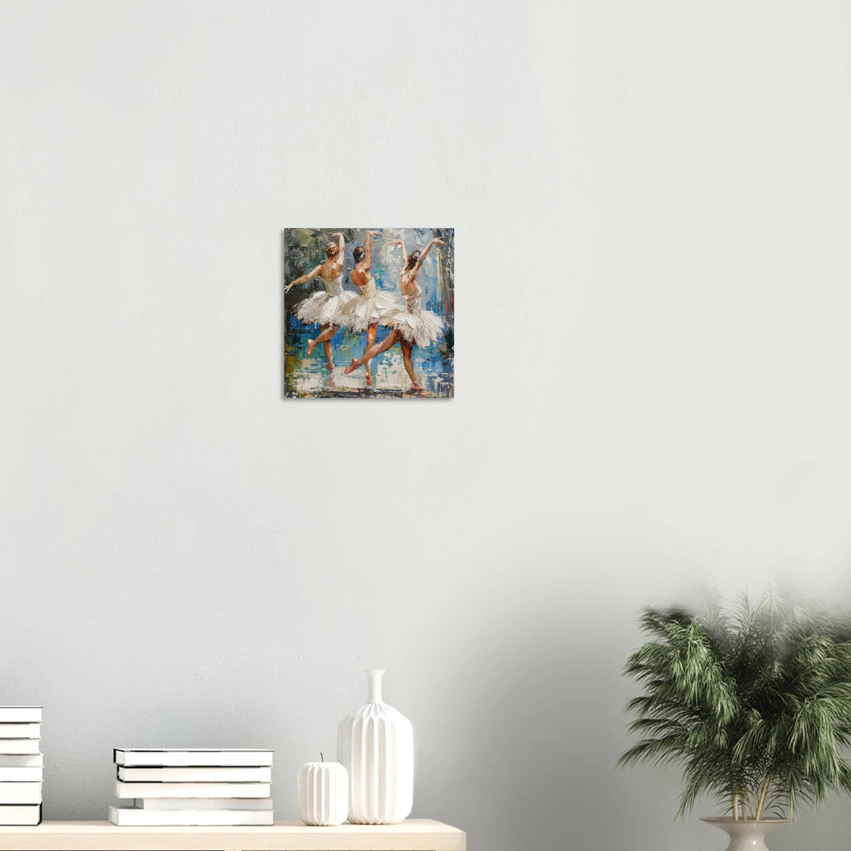 Impressionism ballet dansers dancing the swan - Shop Ai Art WebShop - Digital Art online Store