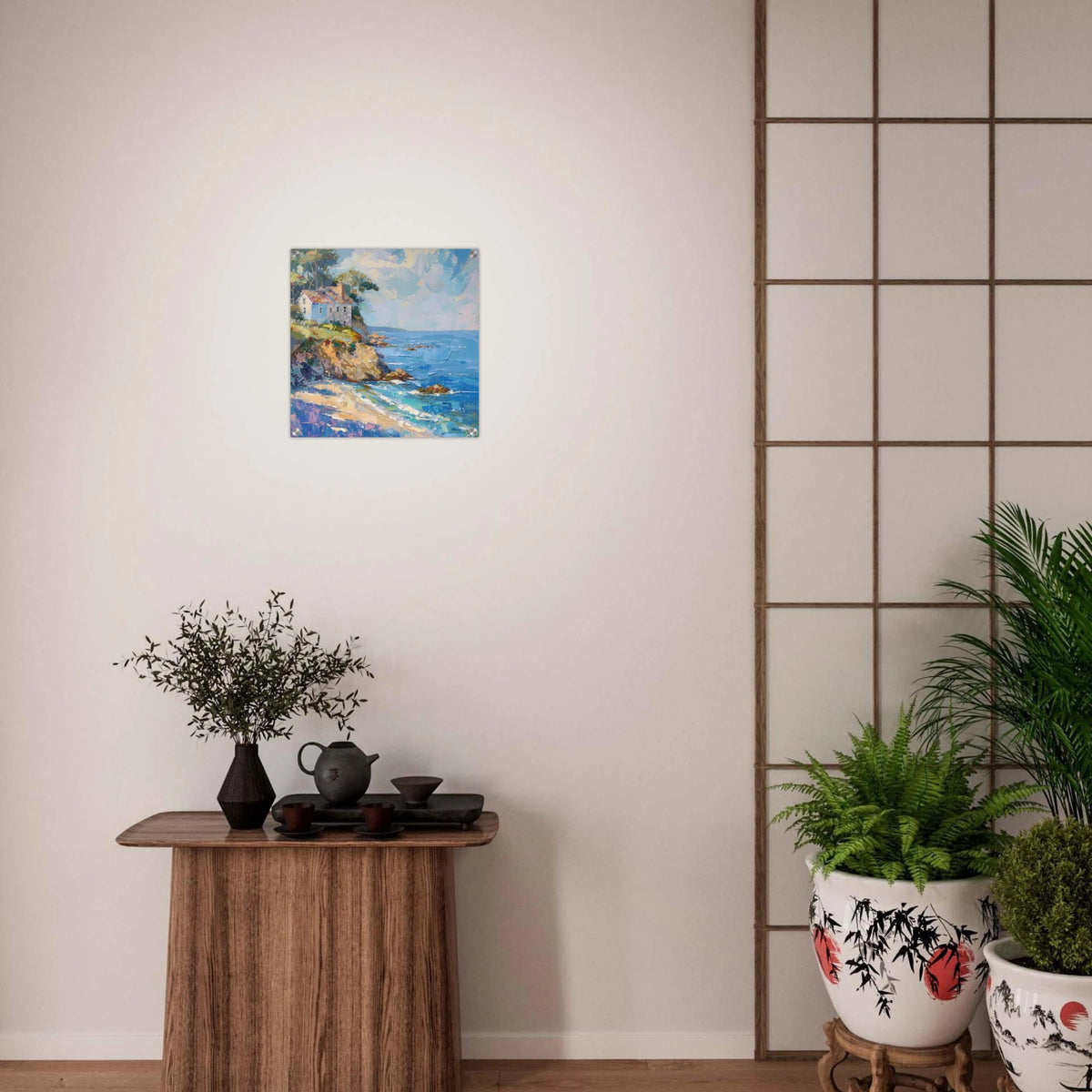 Impressionism coastal style beach feeling 1 - Shop Ai Art WebShop - Digital Art online Store