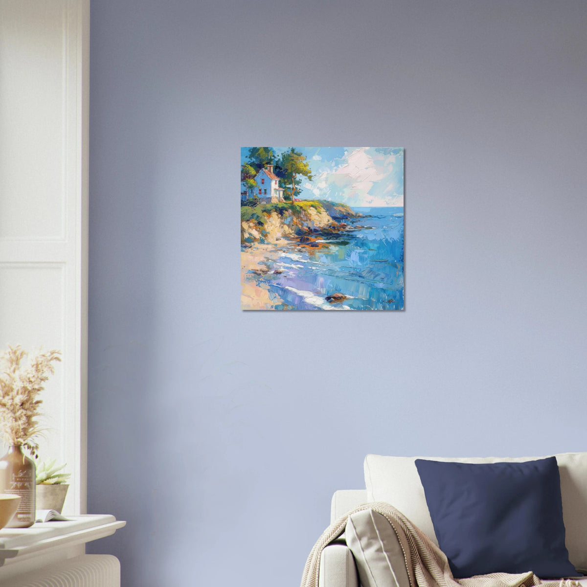 Impressionism coastal style beach feeling 5 - Shop Ai Art WebShop - Digital Art online Store