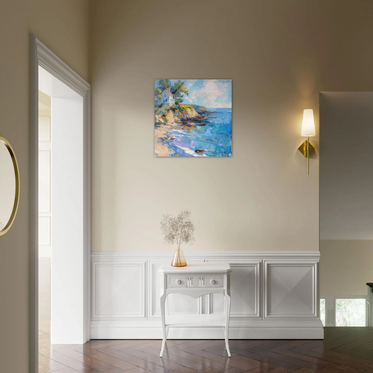 Impressionism coastal style beach feeling 5 - Shop Ai Art WebShop - Digital Art online Store