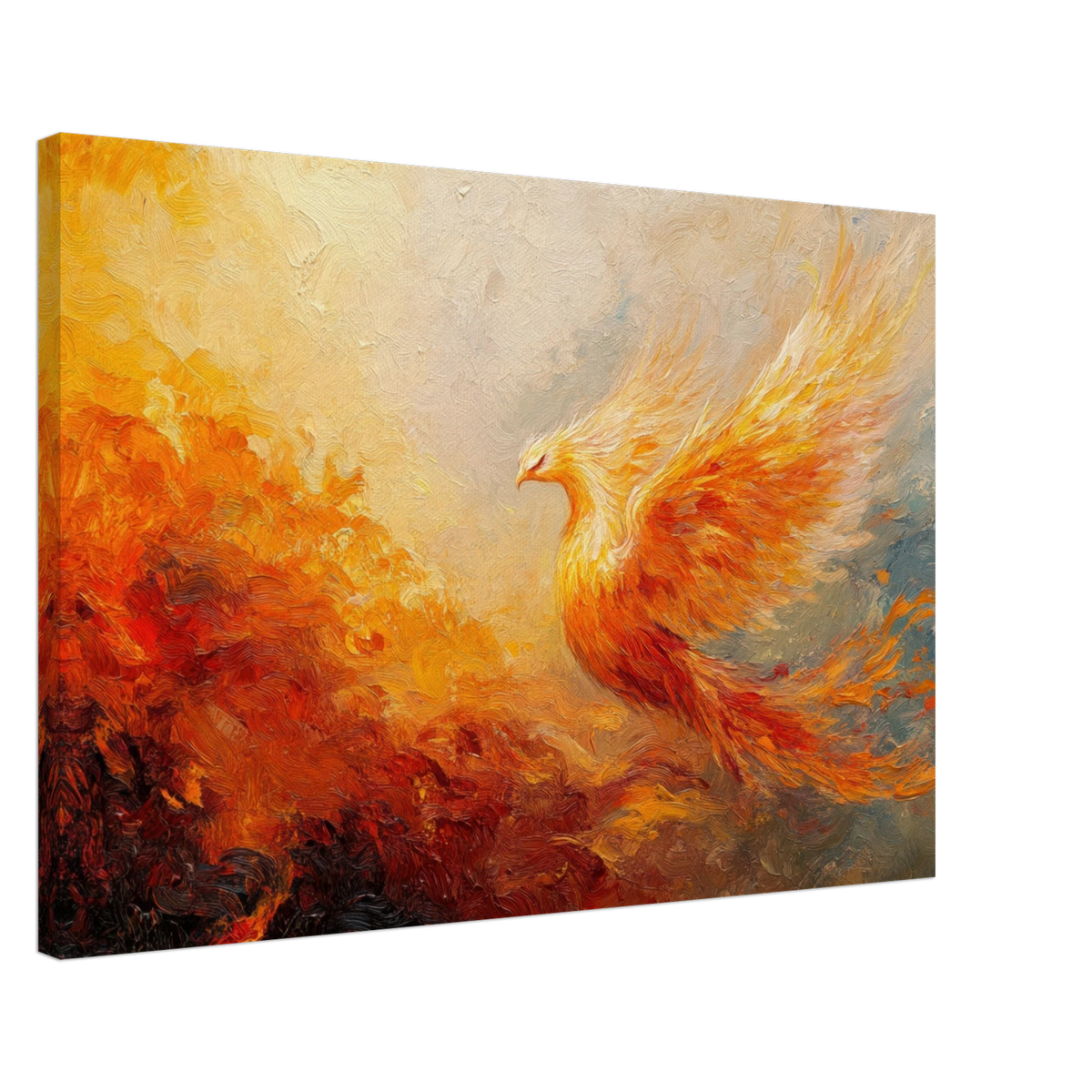 Impressionist Phoenix Rebirth Impressionism Did 2 - Shop Ai Art WebShop - Digital Art online Store