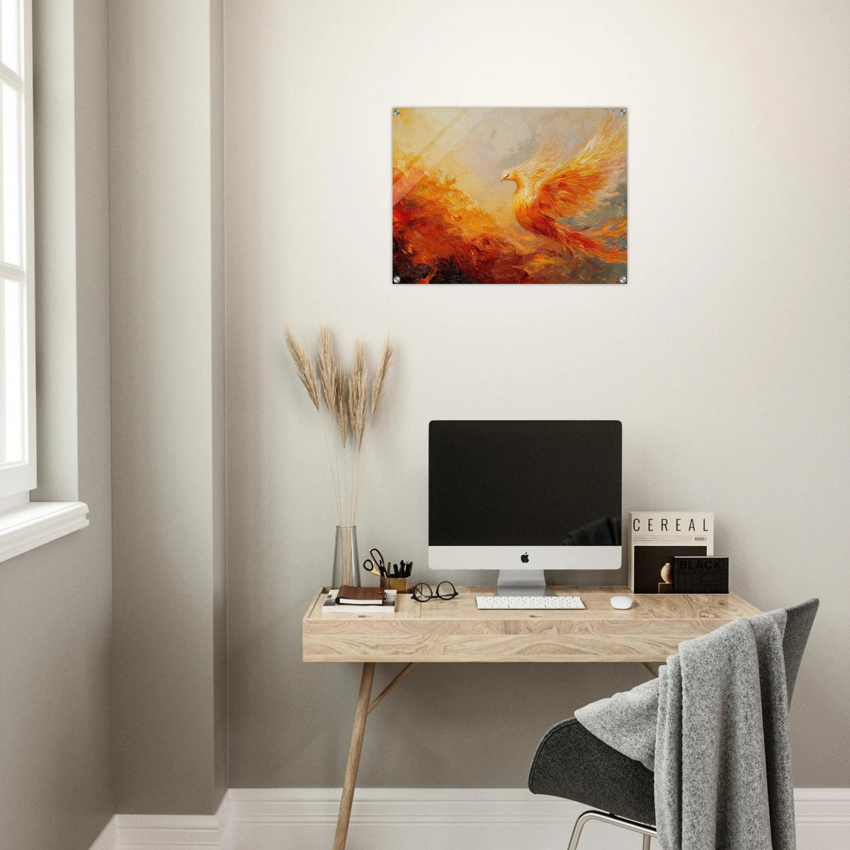 Impressionist Phoenix Rebirth Impressionism Did 2 - Shop Ai Art WebShop - Digital Art online Store