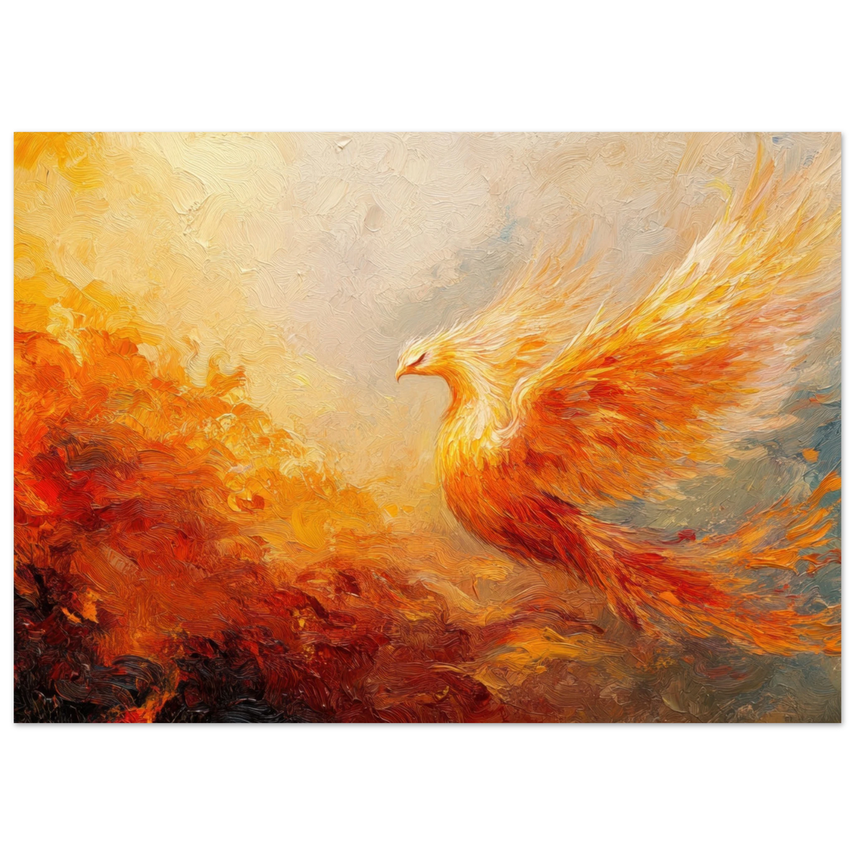 Impressionist Phoenix Rebirth Impressionism Did 2 - Shop Ai Art WebShop - Digital Art online Store