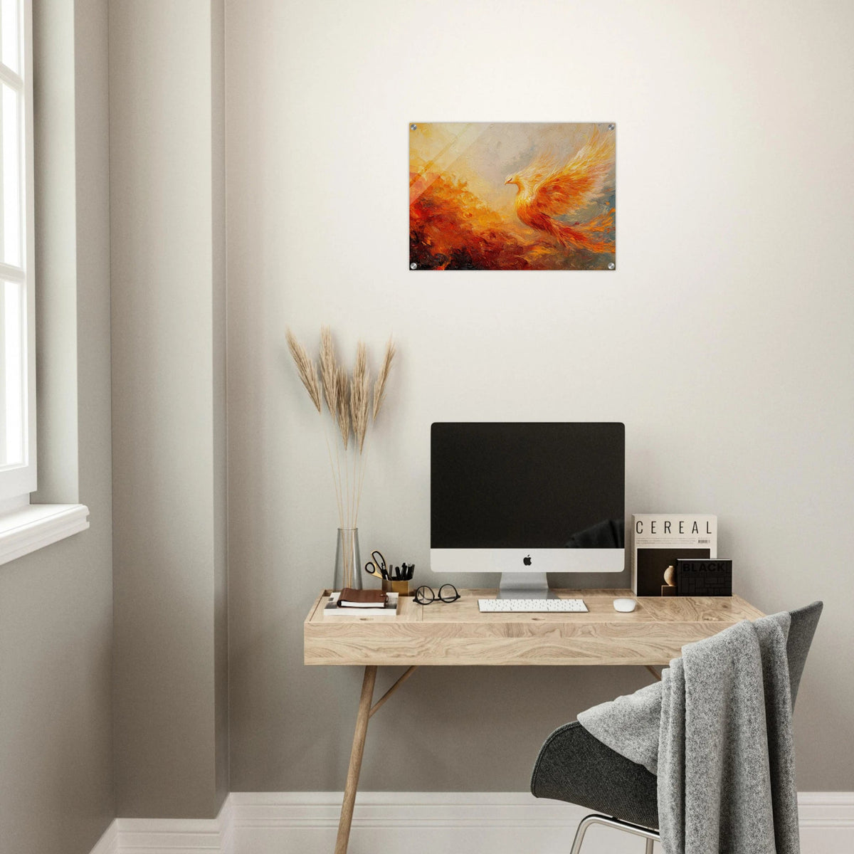 Impressionist Phoenix Rebirth Impressionism Did 2 - Shop Ai Art WebShop - Digital Art online Store