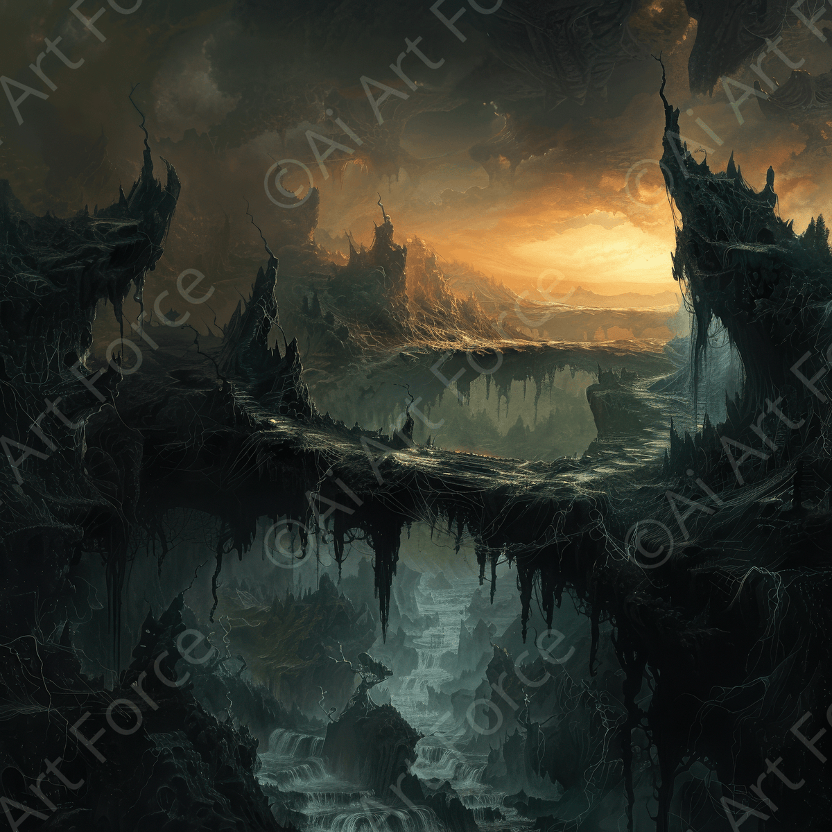 Land of the Underworld - Shop Ai Art WebShop - Digital Art online Store