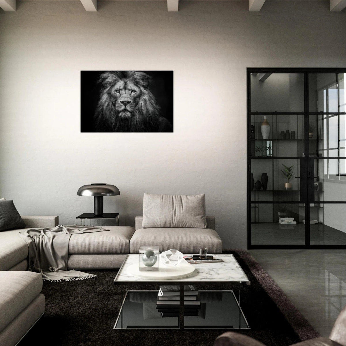 Lion Staring 0 - Shop Ai Art WebShop - Digital Art online Store