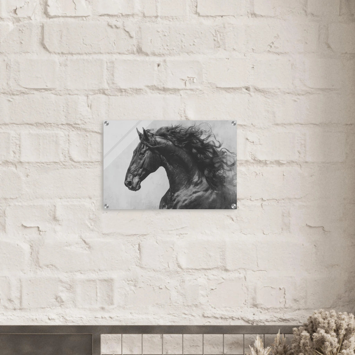 Majestic Black Stallion Head 0 - Shop Ai Art WebShop - Digital Art online Store