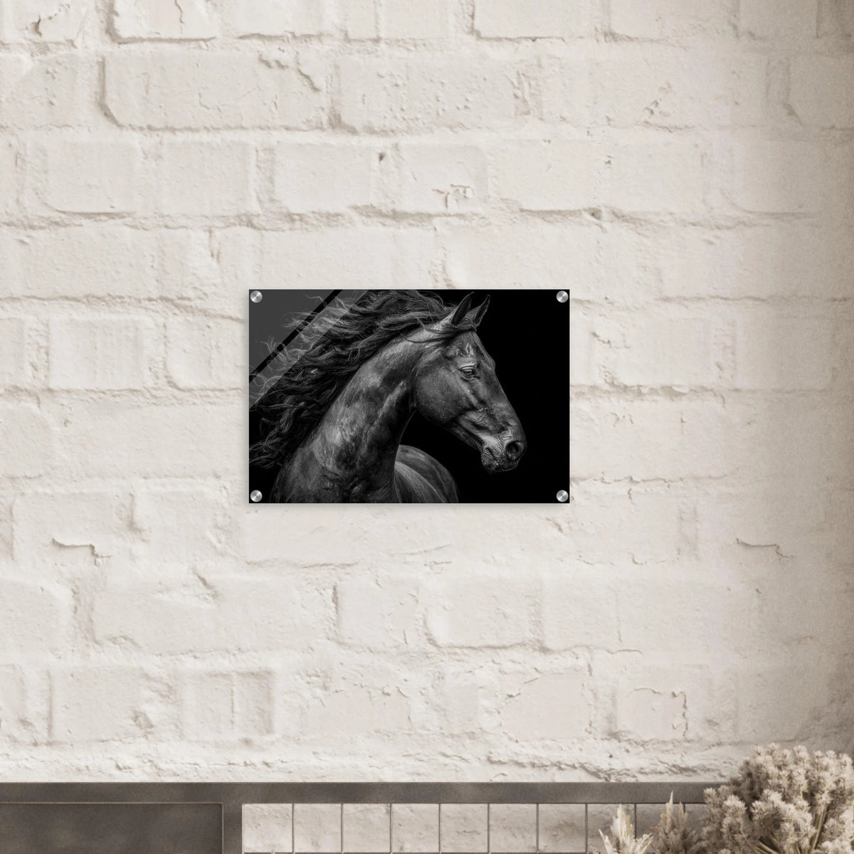 Majestic Black Stallion Head 1 - Shop Ai Art WebShop - Digital Art online Store