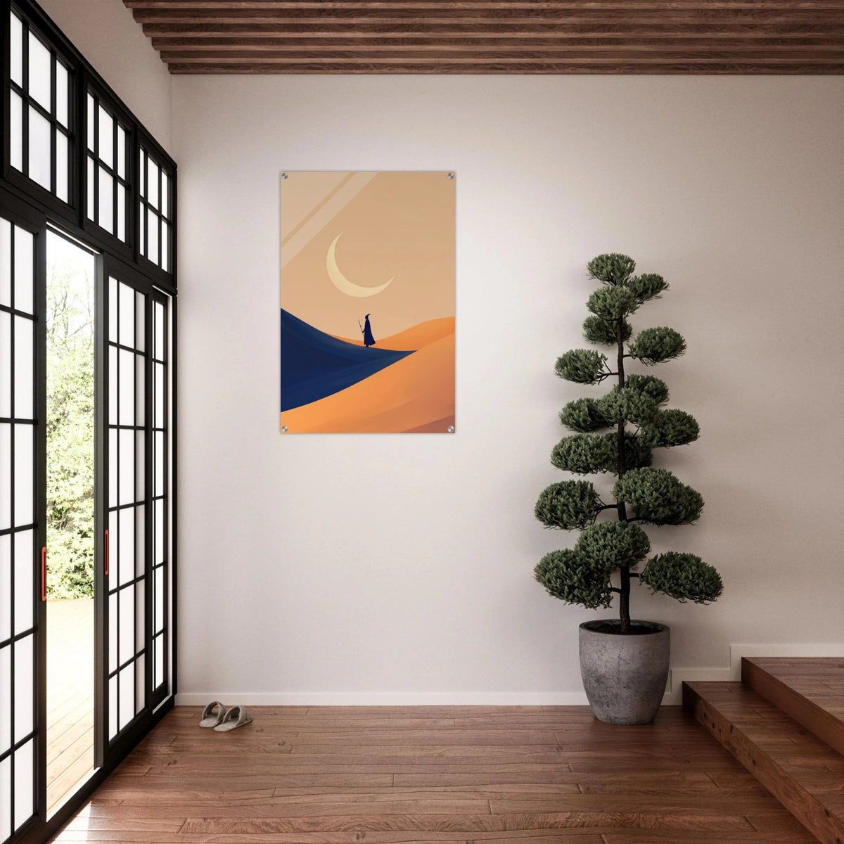 Minimalist Magical Landscape A sleek minimalist 3 - Shop Ai Art WebShop - Digital Art online Store