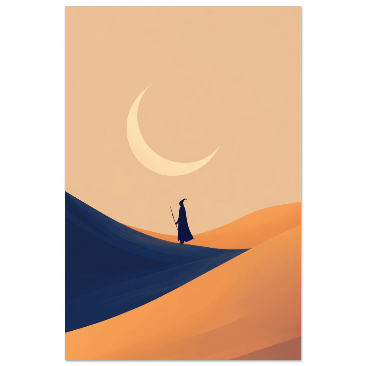 Minimalist Magical Landscape A sleek minimalist 3 - Shop Ai Art WebShop - Digital Art online Store
