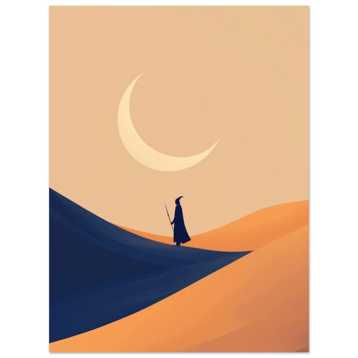 Minimalist Magical Landscape A sleek minimalist 3 - Shop Ai Art WebShop - Digital Art online Store