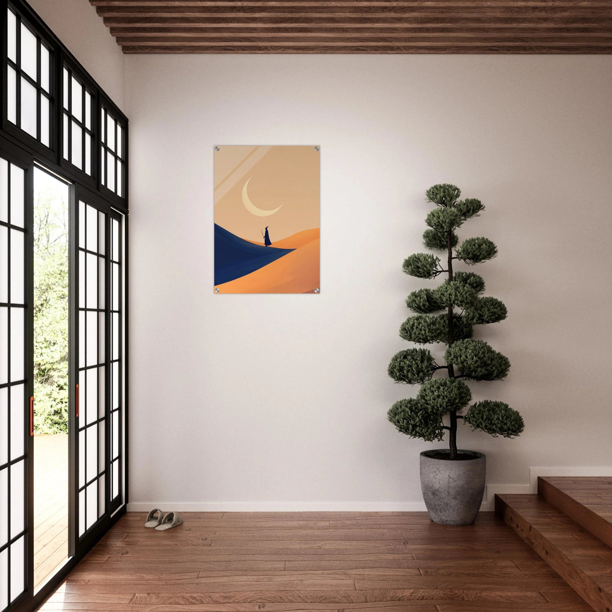 Minimalist Magical Landscape A sleek minimalist 3 - Shop Ai Art WebShop - Digital Art online Store