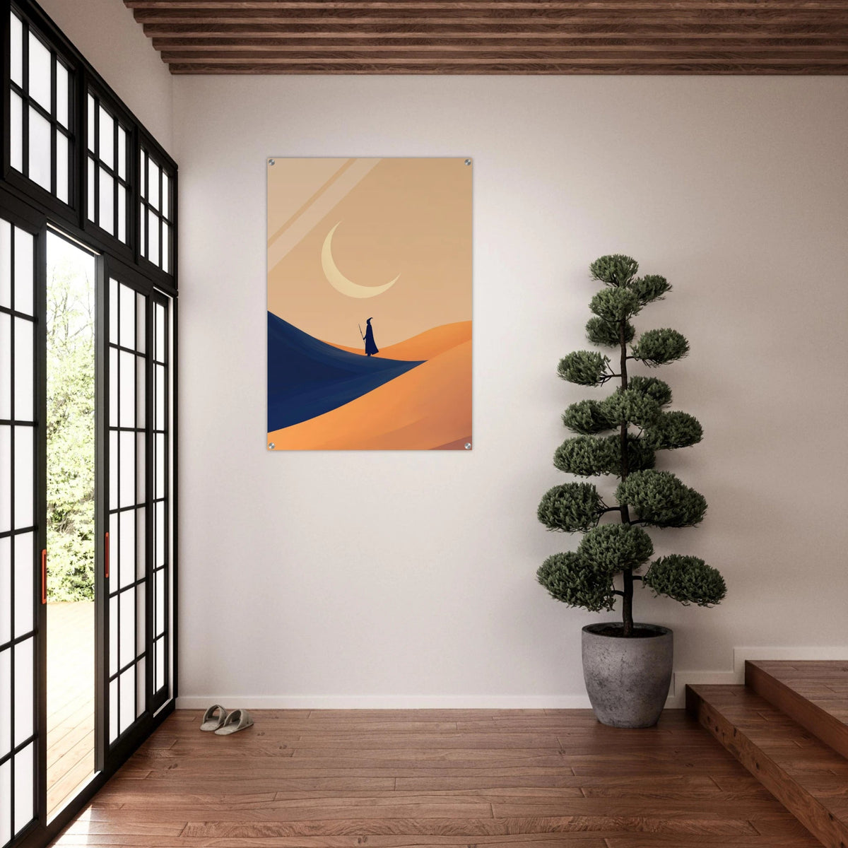 Minimalist Magical Landscape A sleek minimalist 3 - Shop Ai Art WebShop - Digital Art online Store