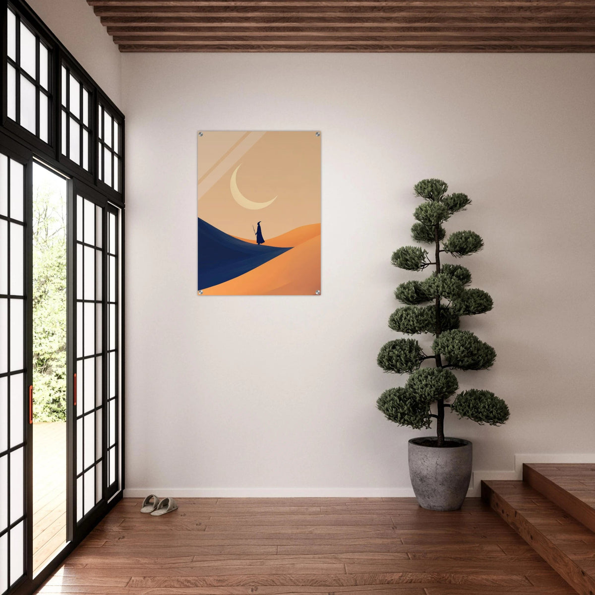Minimalist Magical Landscape A sleek minimalist 3 - Shop Ai Art WebShop - Digital Art online Store