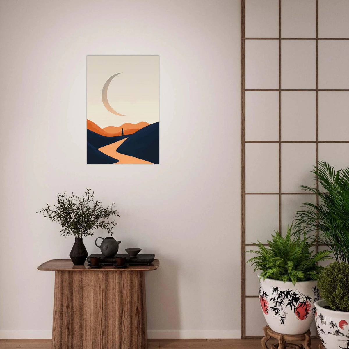 Minimalist Magical Landscape A sleek minimalist 4 - Shop Ai Art WebShop - Digital Art online Store