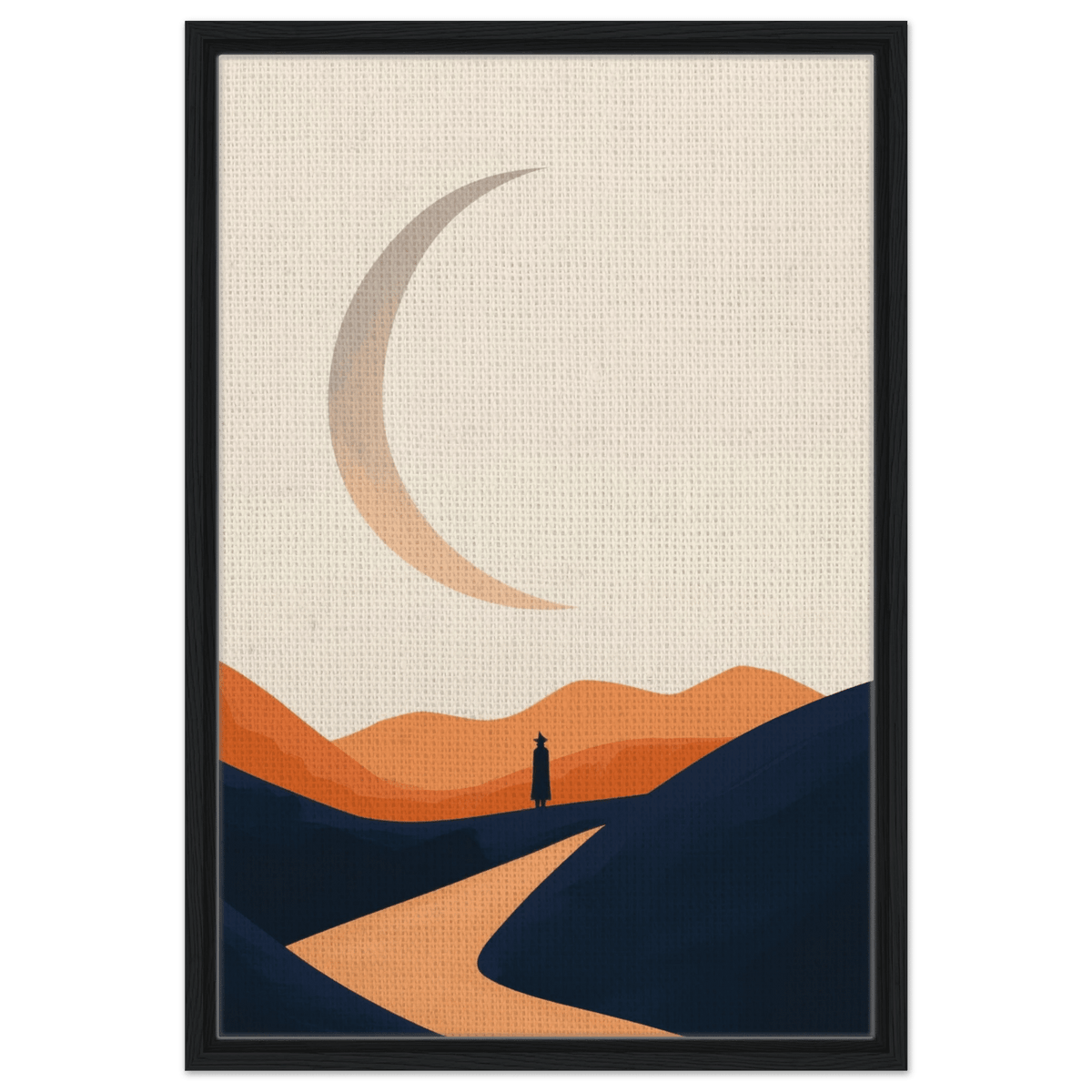 Minimalist Magical Landscape A sleek minimalist 4 - Shop Ai Art WebShop - Digital Art online Store