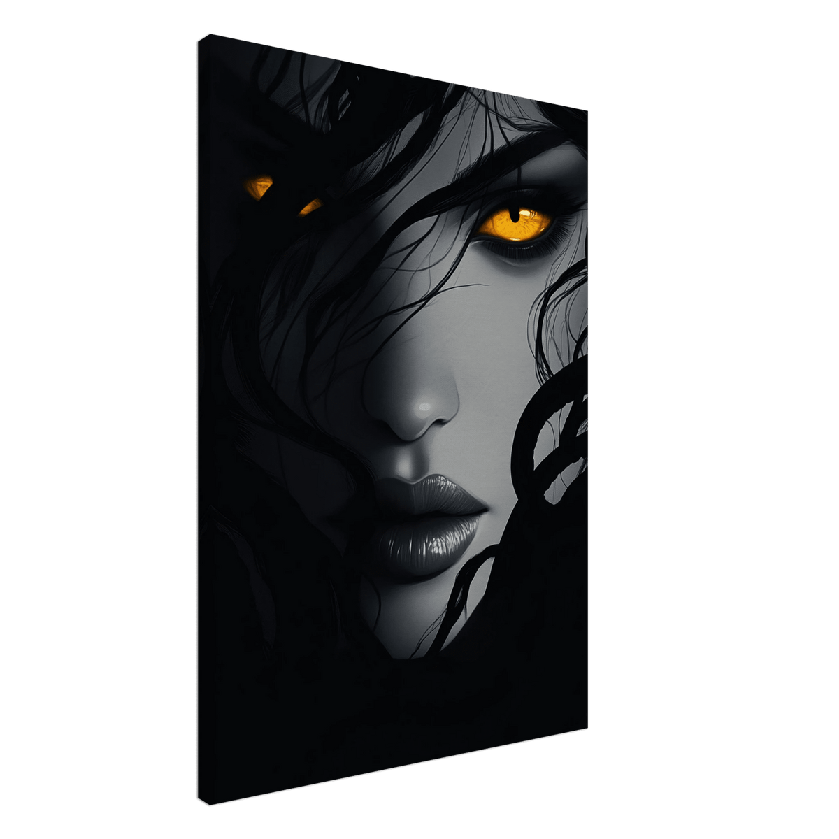 Minimalist Medusas Gaze Minimalism Tight - Focus 2 - Shop Ai Art WebShop - Digital Art online Store