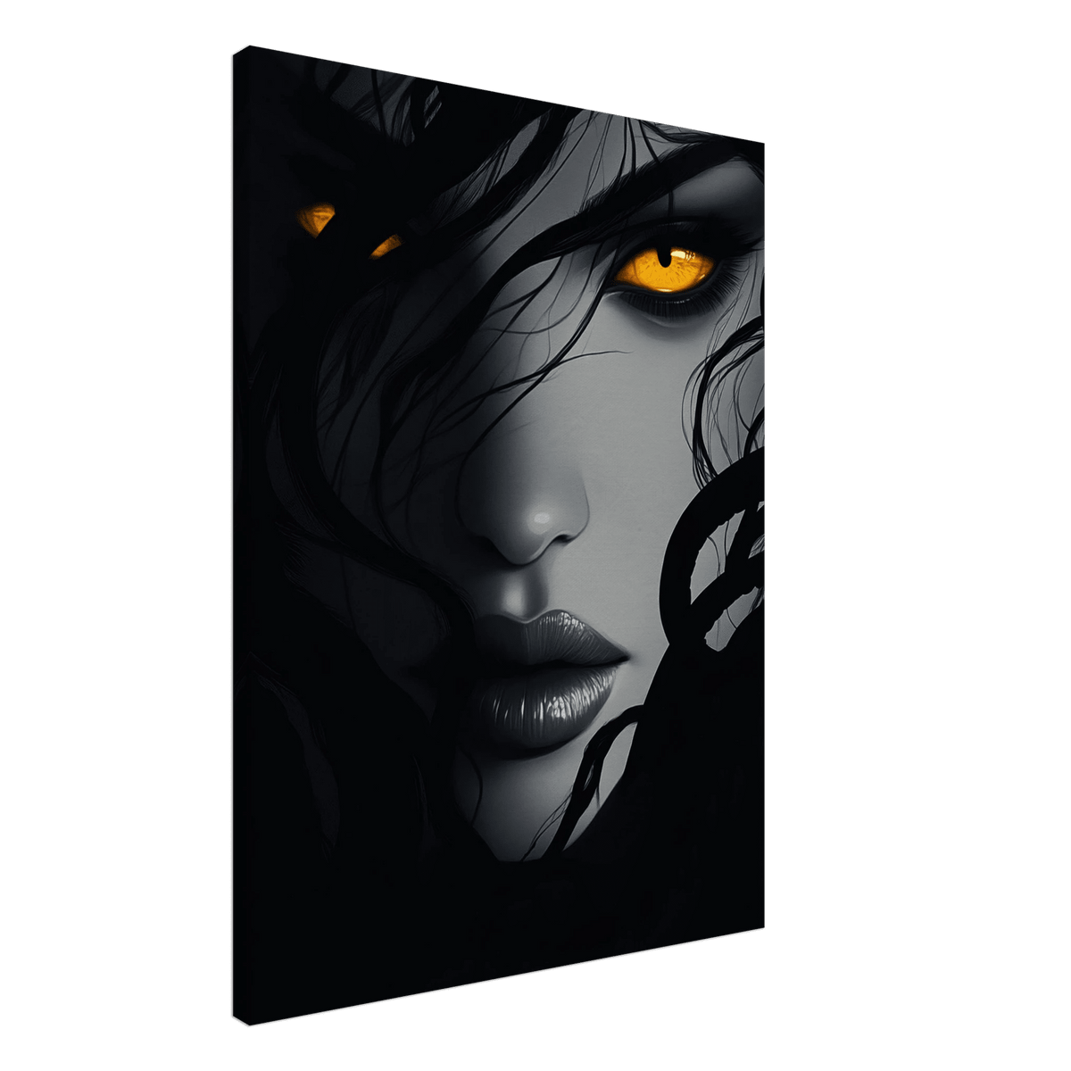 Minimalist Medusas Gaze Minimalism Tight - Focus 2 - Shop Ai Art WebShop - Digital Art online Store