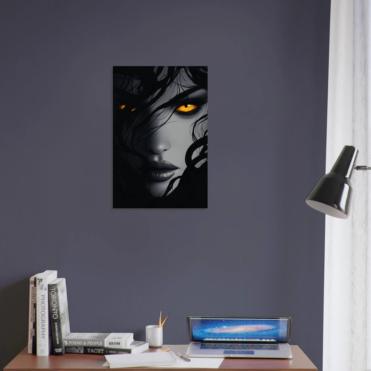 Minimalist Medusas Gaze Minimalism Tight - Focus 2 - Shop Ai Art WebShop - Digital Art online Store