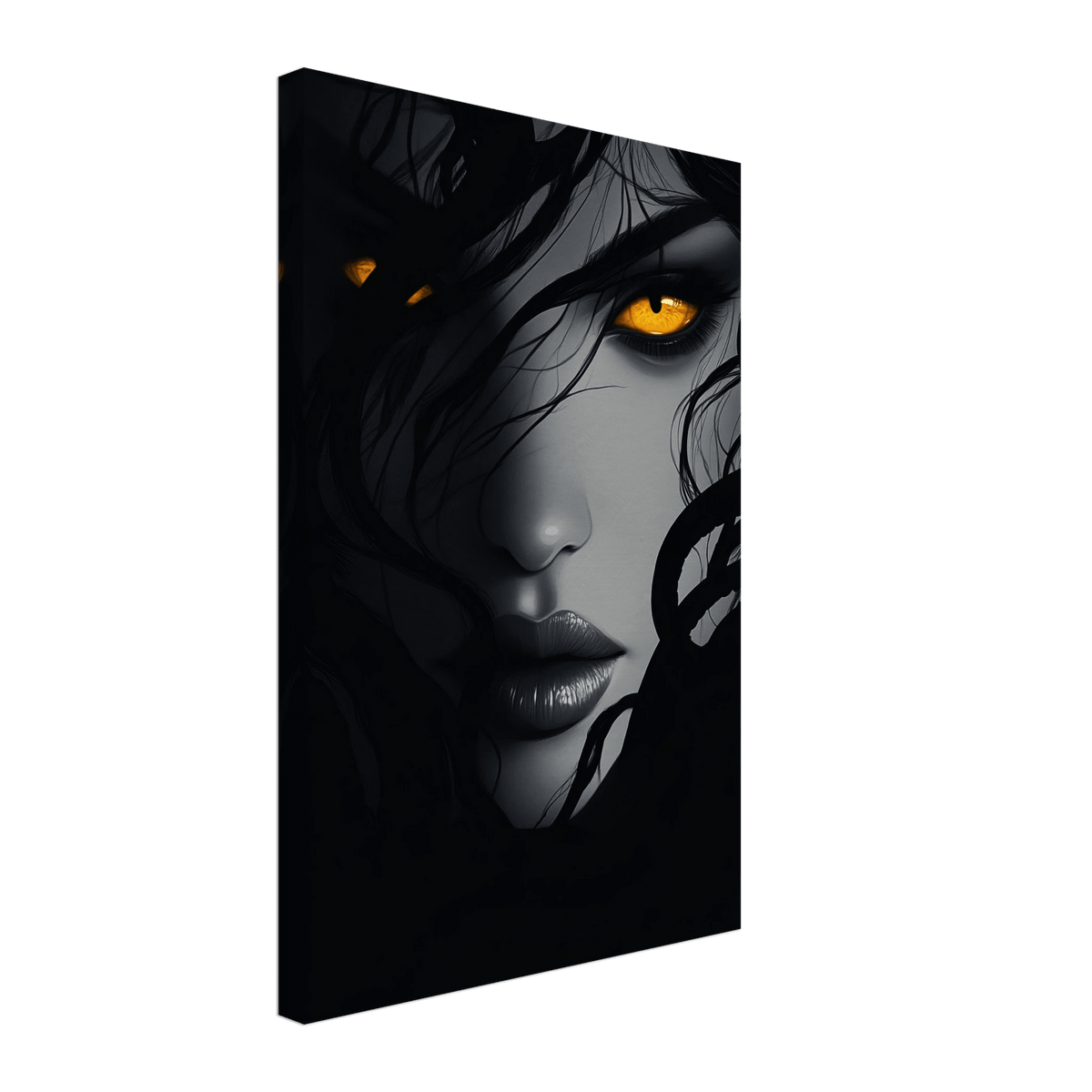 Minimalist Medusas Gaze Minimalism Tight - Focus 2 - Shop Ai Art WebShop - Digital Art online Store