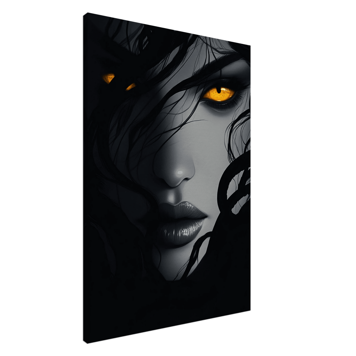 Minimalist Medusas Gaze Minimalism Tight - Focus 2 - Shop Ai Art WebShop - Digital Art online Store