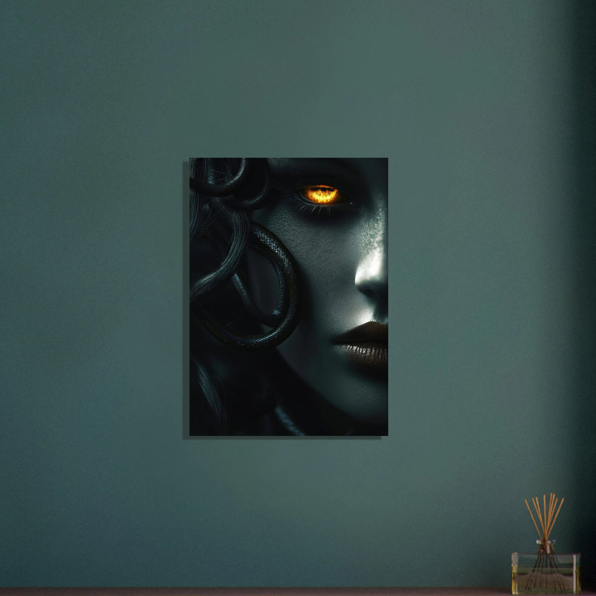 Minimalist Medusas Gaze Minimalism Tight - Focus - Shop Ai Art WebShop - Digital Art online Store