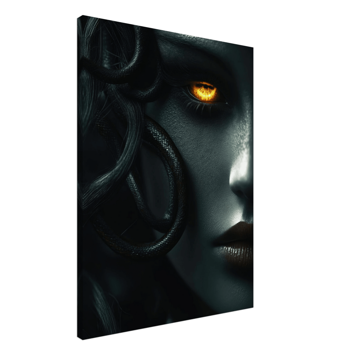 Minimalist Medusas Gaze Minimalism Tight - Focus - Shop Ai Art WebShop - Digital Art online Store
