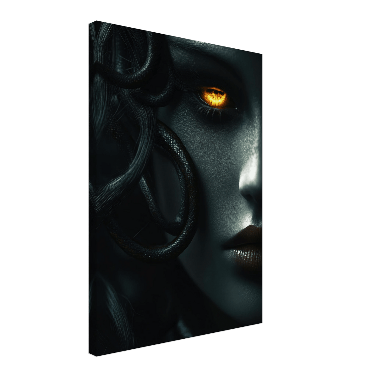 Minimalist Medusas Gaze Minimalism Tight - Focus - Shop Ai Art WebShop - Digital Art online Store