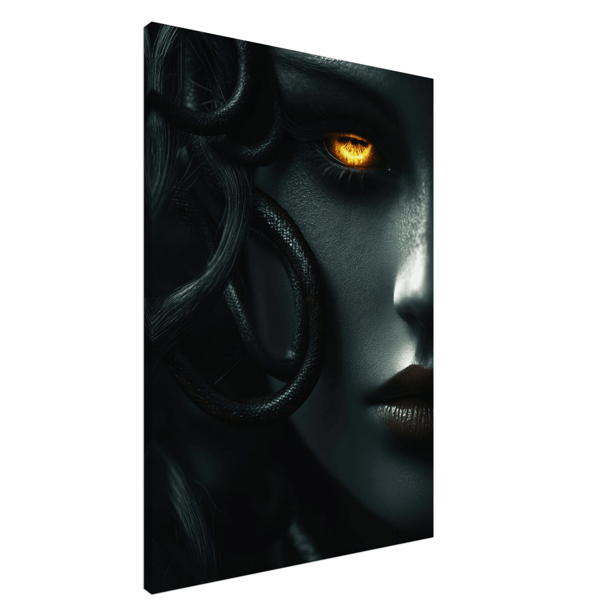 Minimalist Medusas Gaze Minimalism Tight - Focus - Shop Ai Art WebShop - Digital Art online Store