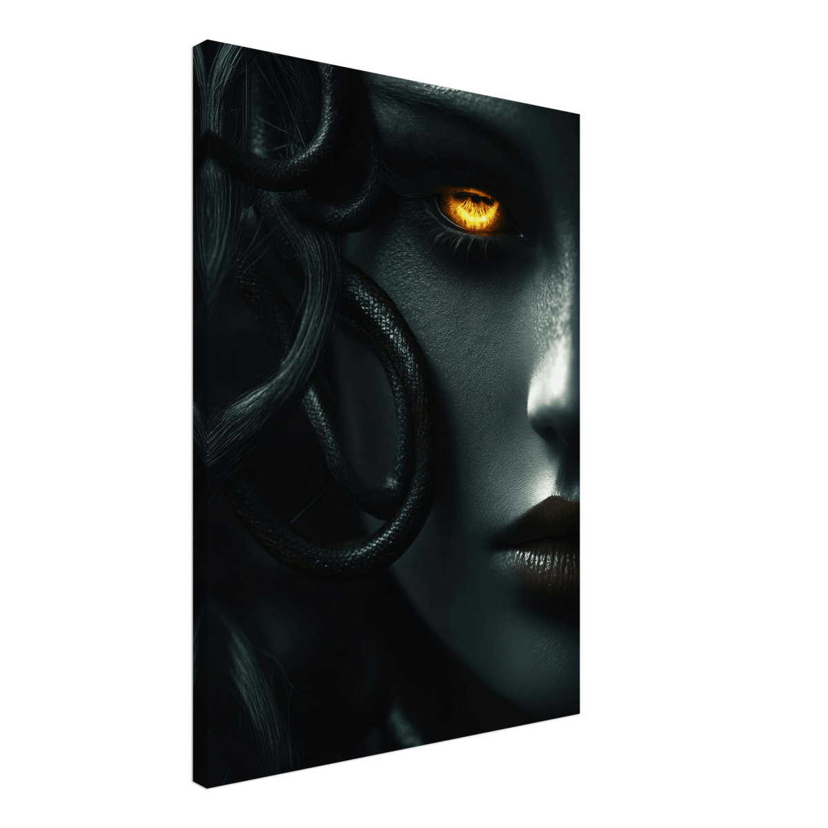 Minimalist Medusas Gaze Minimalism Tight - Focus - Shop Ai Art WebShop - Digital Art online Store