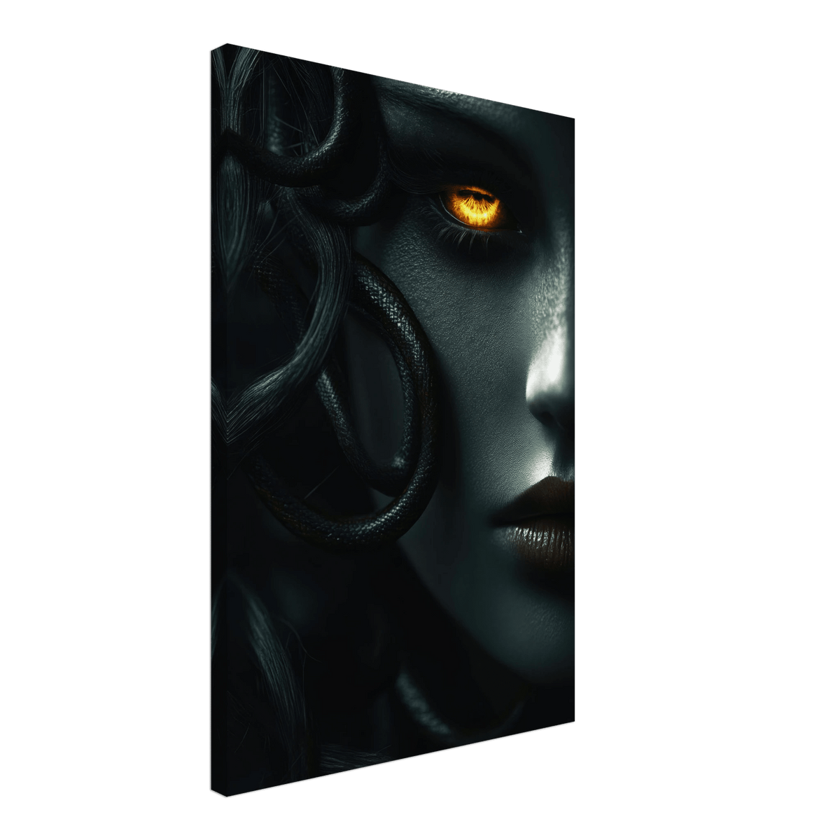 Minimalist Medusas Gaze Minimalism Tight - Focus - Shop Ai Art WebShop - Digital Art online Store