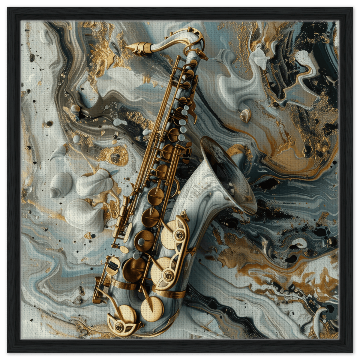 Music Art 2 Saxophone - Shop Ai Art WebShop - Digital Art online Store