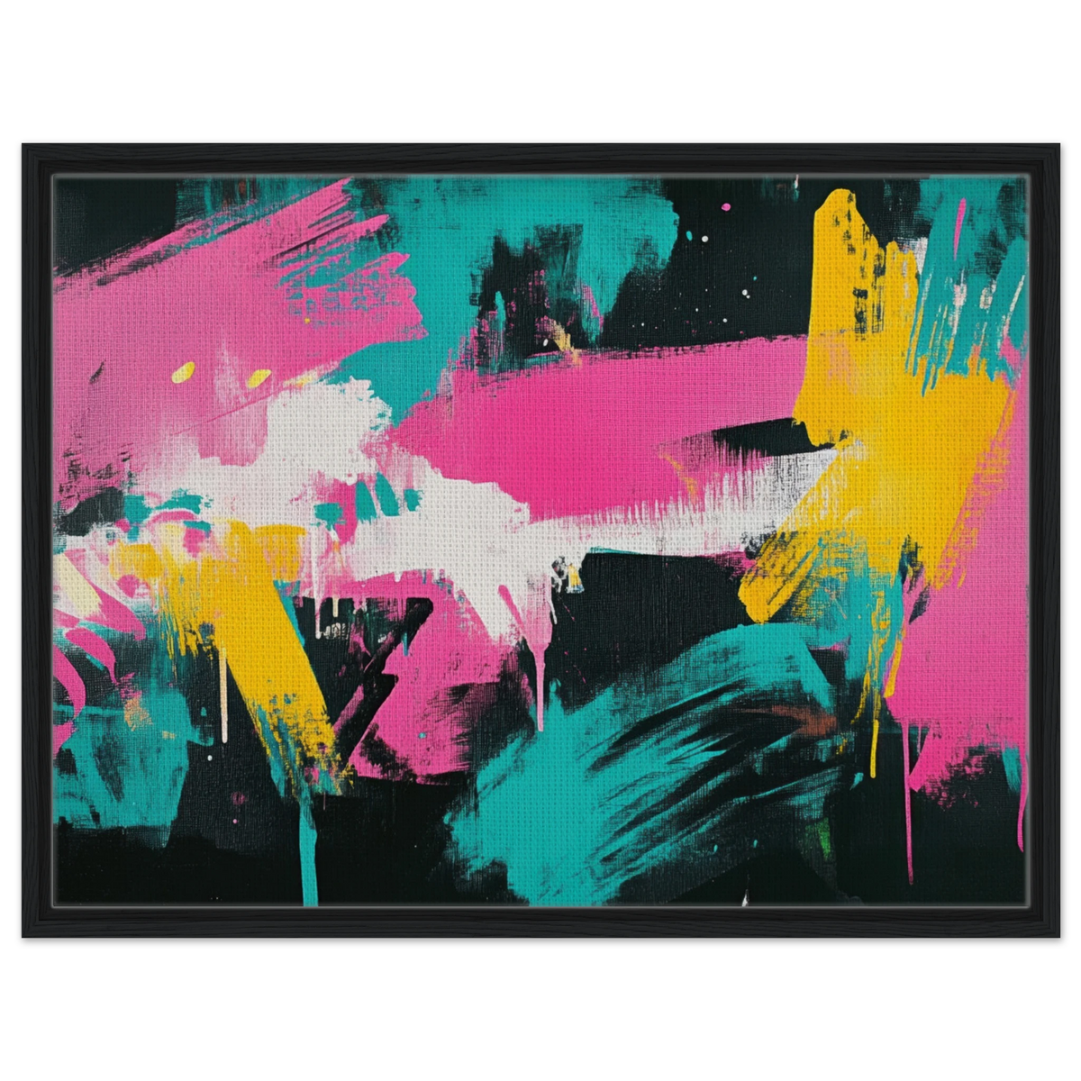Neon Reverie An explosion of neon lights in pink - Shop Ai Art WebShop - Digital Art online Store