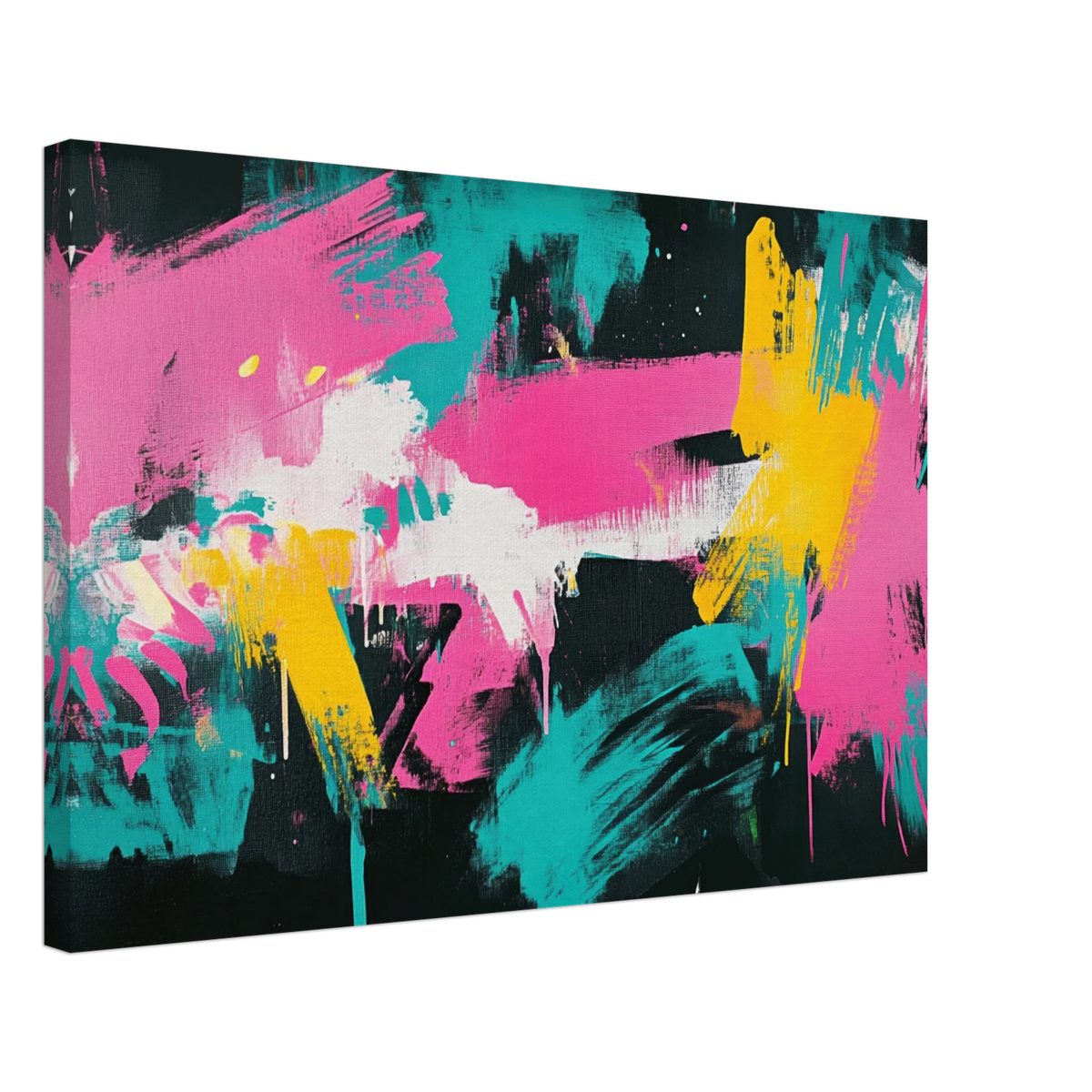 Neon Reverie An explosion of neon lights in pink - Shop Ai Art WebShop - Digital Art online Store