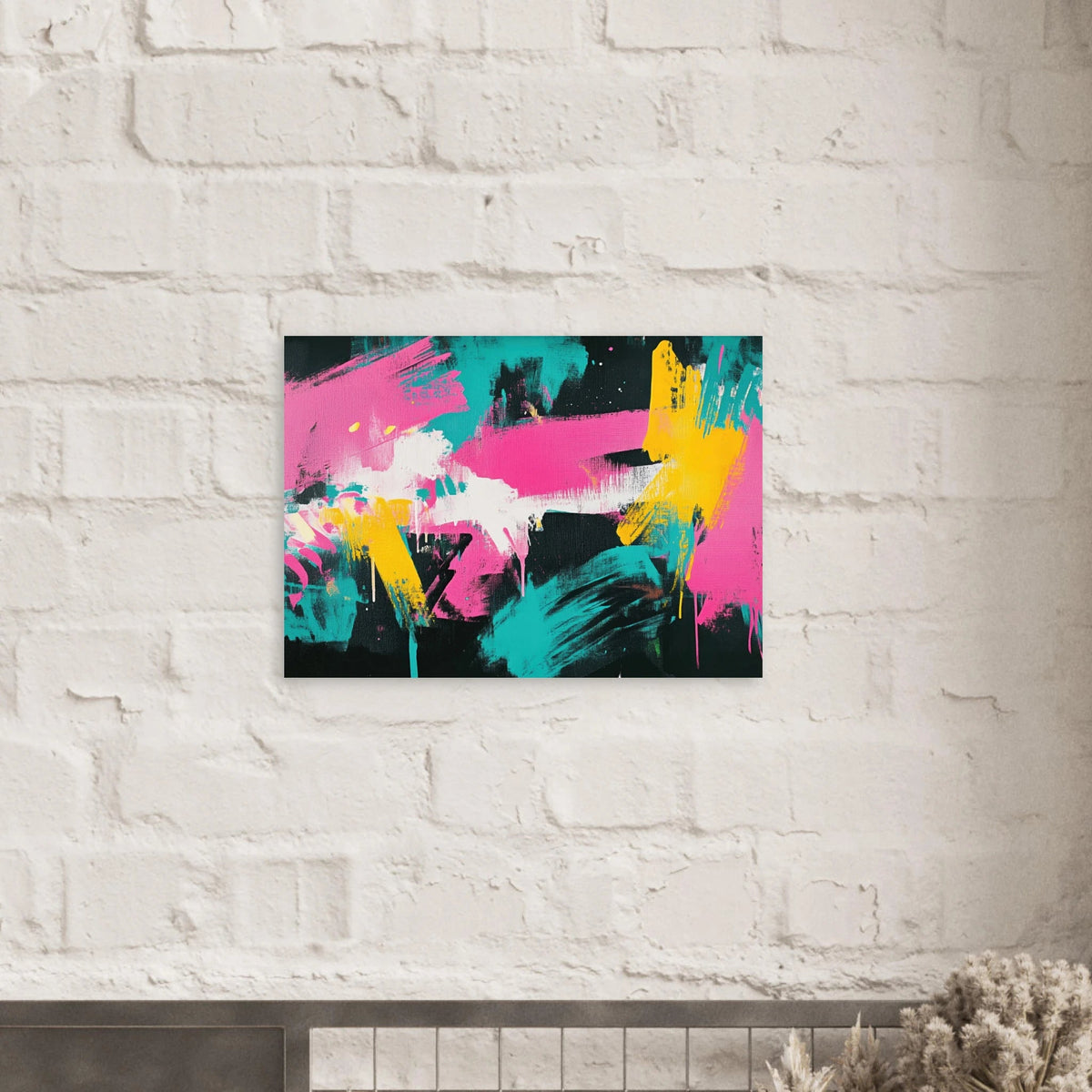 Neon Reverie An explosion of neon lights in pink - Shop Ai Art WebShop - Digital Art online Store