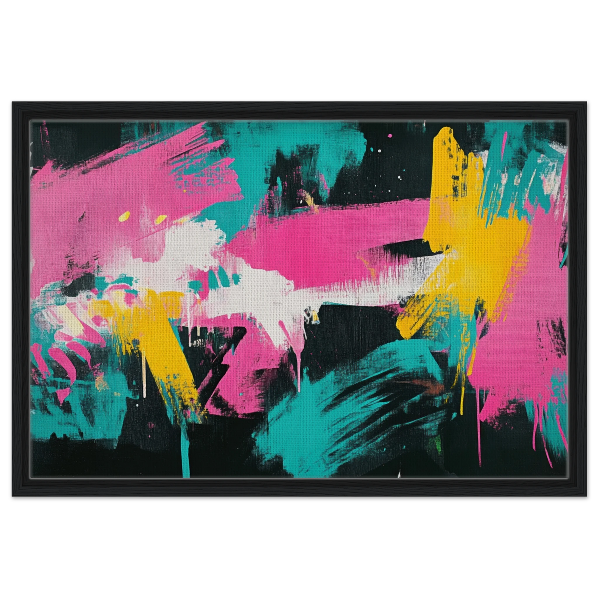 Neon Reverie An explosion of neon lights in pink - Shop Ai Art WebShop - Digital Art online Store