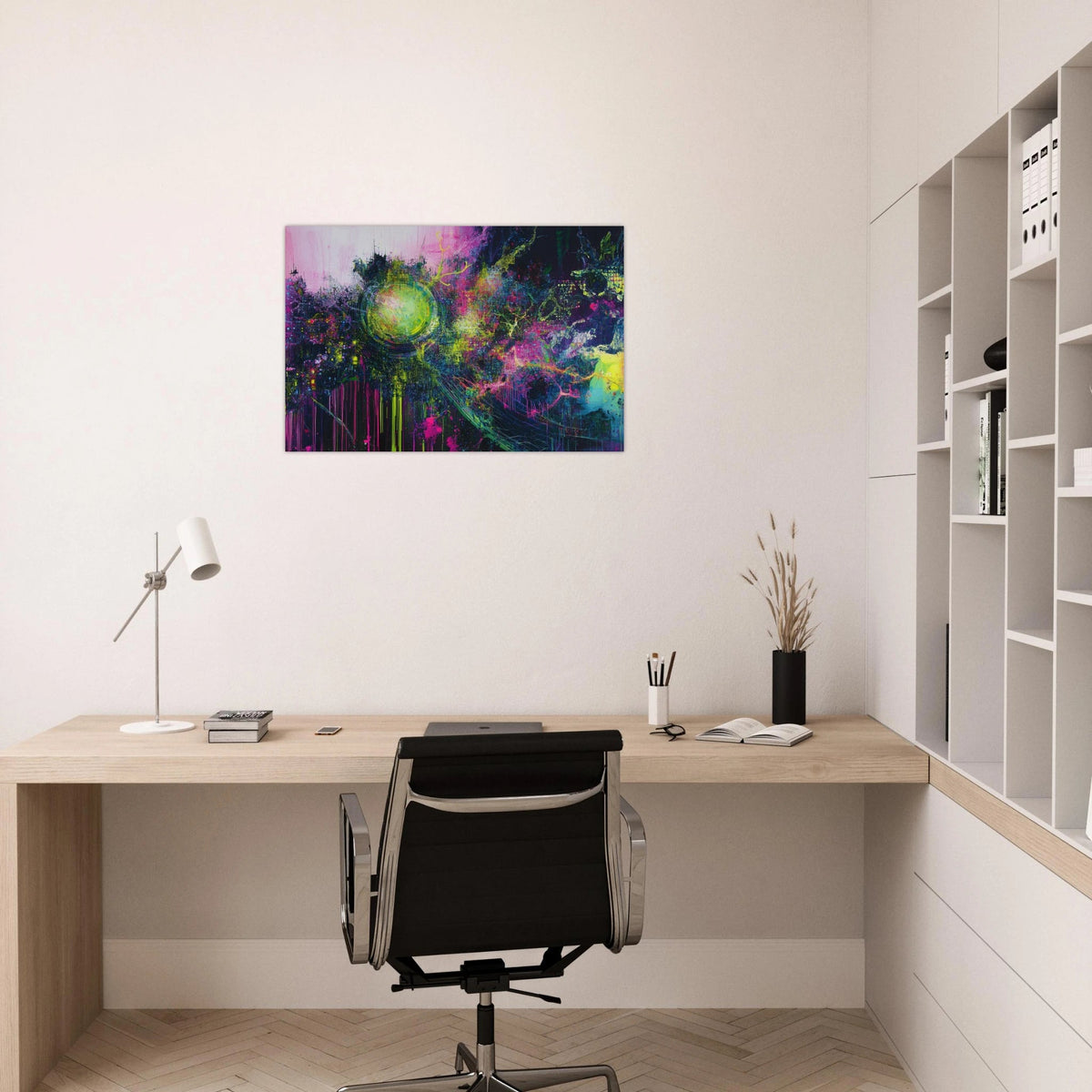 Neural Cataclysm A tangled web of luminous snap - Shop Ai Art WebShop - Digital Art online Store