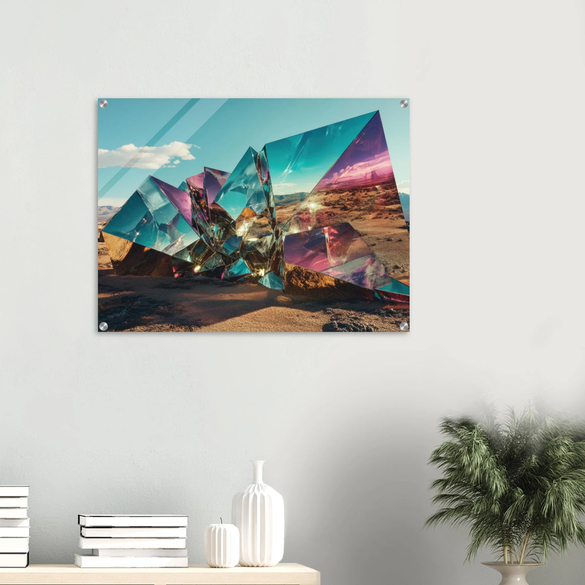Obsidian Mirage Jagged shards of reflective black - Shop Ai Art WebShop - Digital Art online Store